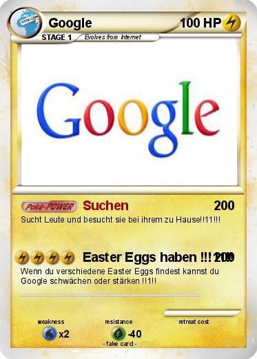 Pokemon Google