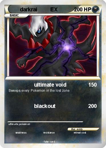 Pokemon darkrai         EX