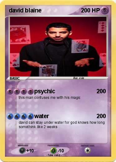 Pokemon david blaine