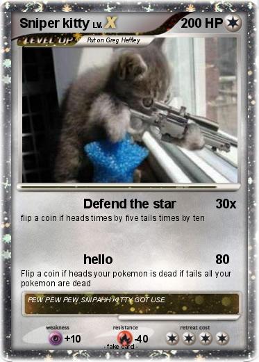 Pokemon Sniper kitty