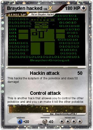 Pokemon Brayden hacked