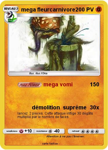Pokemon mega fleurcarnivore