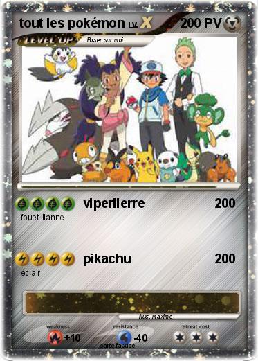 Pokemon tout les pokémon