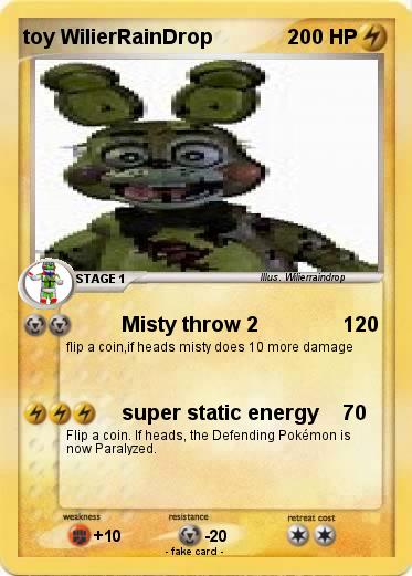 Pokemon toy WilierRainDrop