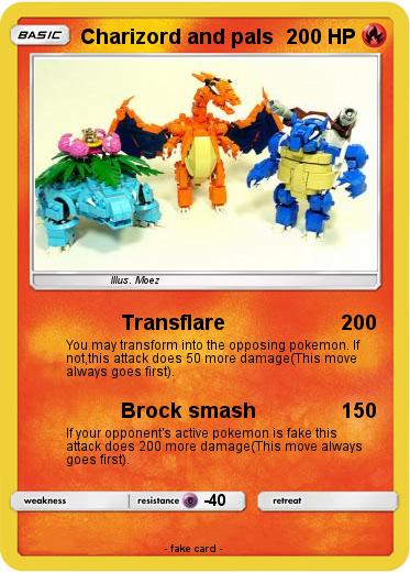 Pokemon Charizord and pals