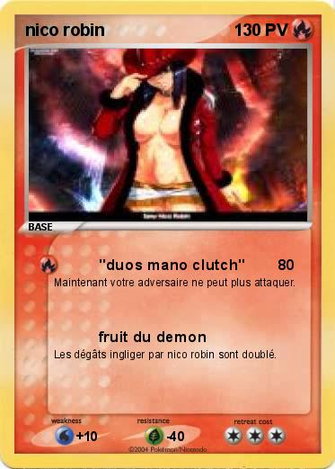 Pokemon nico robin