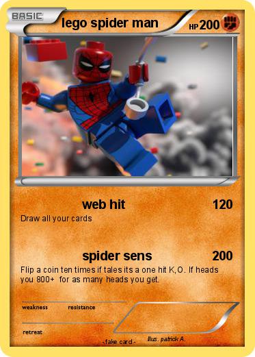 Pokemon lego spider man