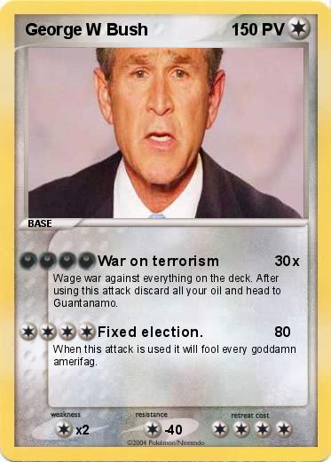Pokemon George W Bush