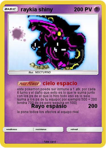 Pokemon raykia shiny