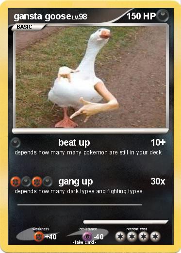 Pokemon gansta goose