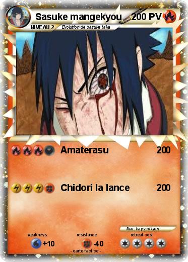 Pokemon Sasuke mangekyou