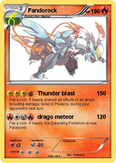 Pokemon Fandorock