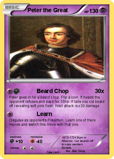 Pokemon Peter the Great