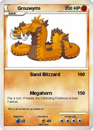 Pokemon Grouwyrm