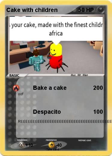 Pokemon Cake with children