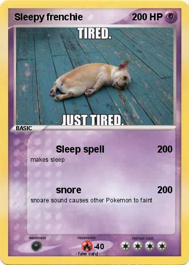 Pokemon Sleepy frenchie