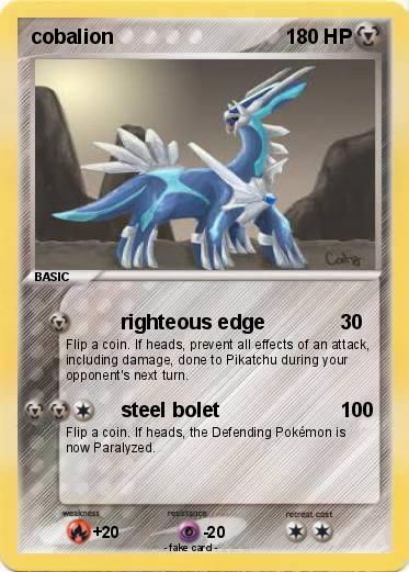 Pokemon cobalion
