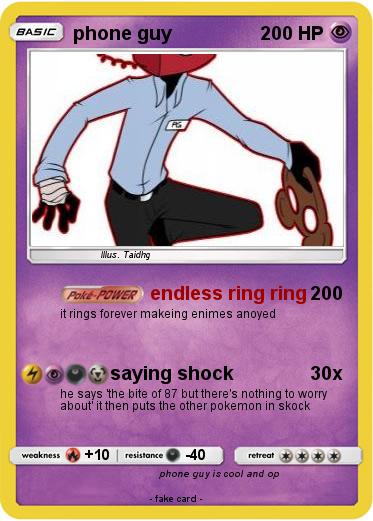 Pokemon phone guy