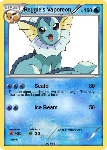 Pokemon Reggie's Vaporeon