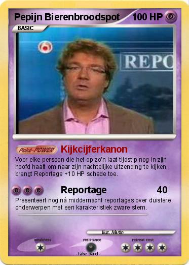 Pokemon Pepijn Bierenbroodspot