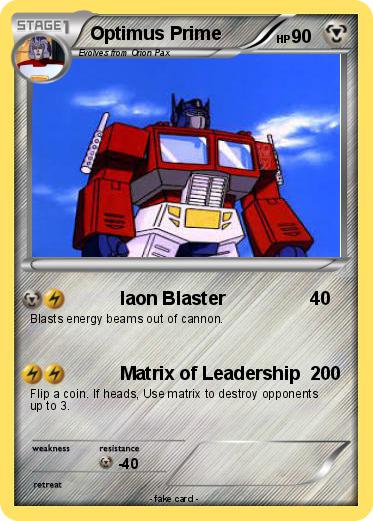 Pokemon Optimus Prime