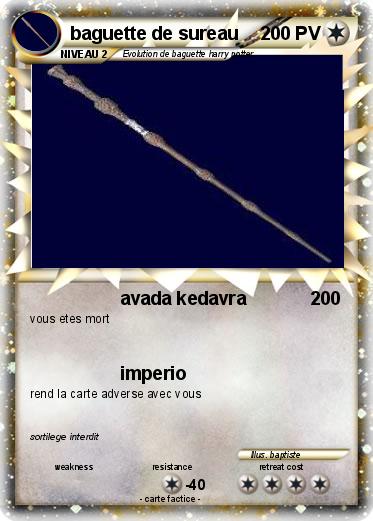 Pokemon baguette de sureau