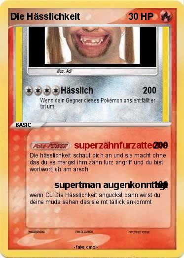 Pokemon Die Hässlichkeit