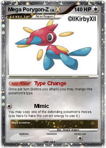 Pokemon Mega Porygon-Z