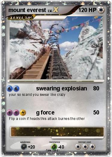 Pokemon mount everest