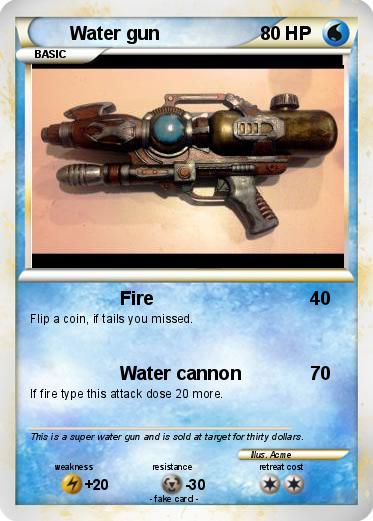 Pokemon Water gun