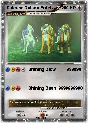 Pokemon Suicune,Raikou,Entei