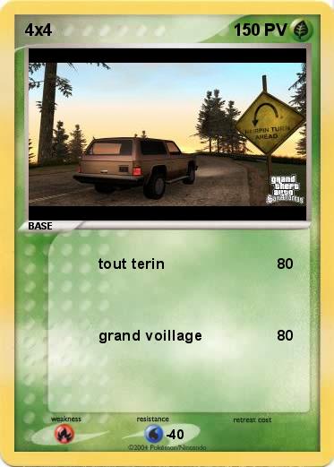 Pokemon 4x4