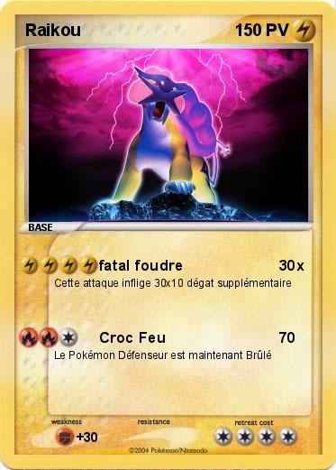 Pokemon Raikou 
