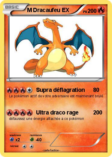 Pokemon M Dracaufeu EX