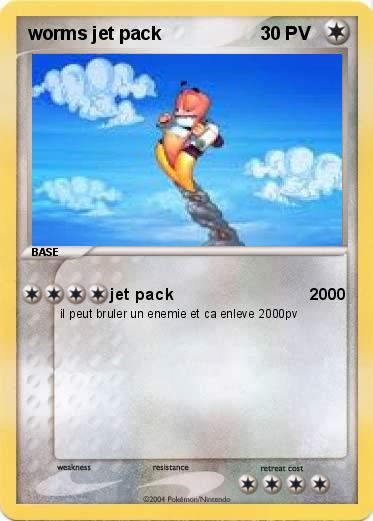 Pokemon worms jet pack