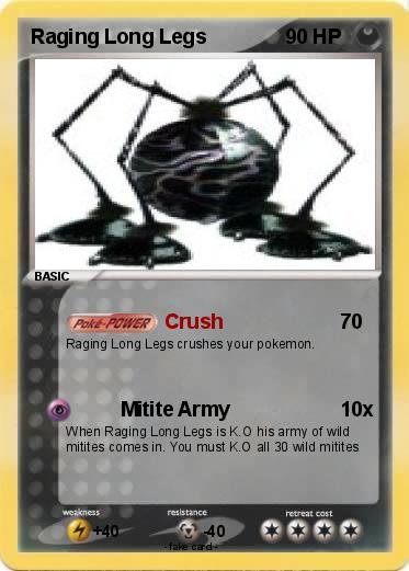 Pokemon Raging Long Legs