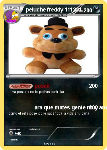 Pokemon peluche freddy 111231