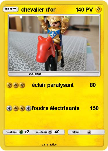 Pokemon chevalier d'or