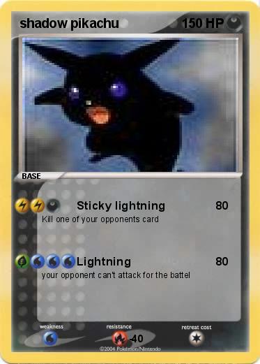 Pokemon shadow pikachu                                                                                             