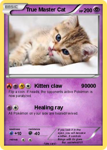 Pokemon True Master Cat