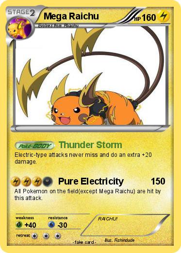 Pokemon Mega Raichu