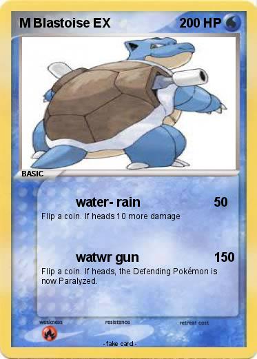 Pokemon M Blastoise EX