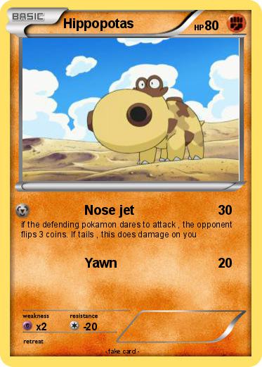 Pokemon Hippopotas