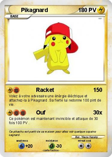 Pokémon Pikagnard - Racket - Ma carte Pokémon