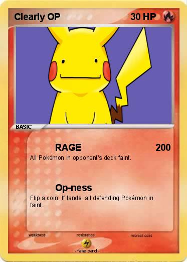 Pokemon Clearly OP