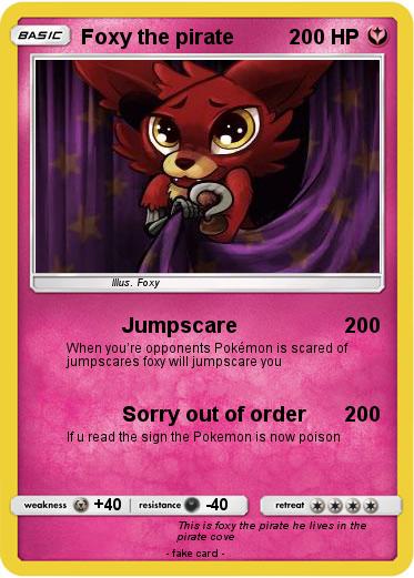 Pokemon Foxy the pirate