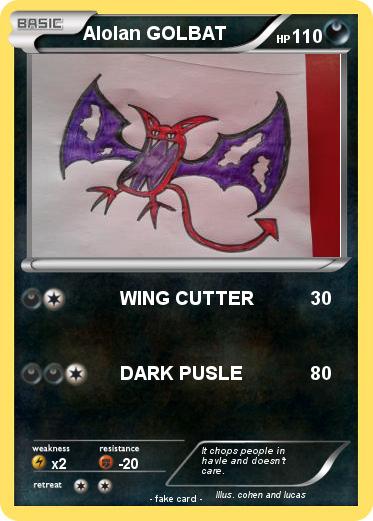 Pokemon Alolan GOLBAT