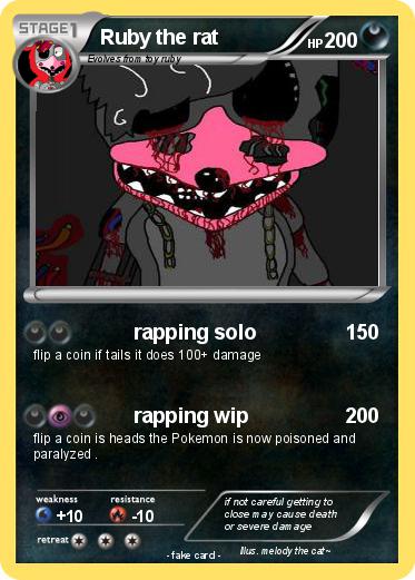 Pokemon Ruby the rat