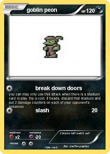 Pokemon goblin peon