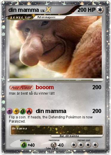 Pokemon din mamma